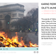 Esta es la foto de la página web de Karine Pierre que está siendo sacada de contexto para desinformar.